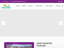 Tablet Screenshot of hotelvalledorado.com